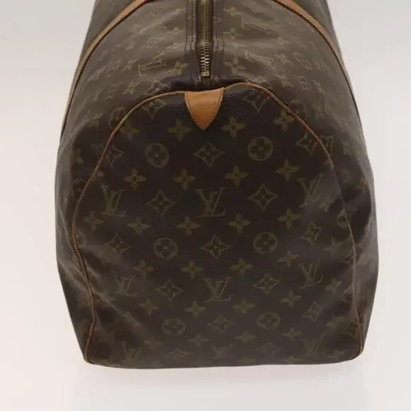 LOUIS VUITTON Monogram Keepall 55 Boston Bag M41424